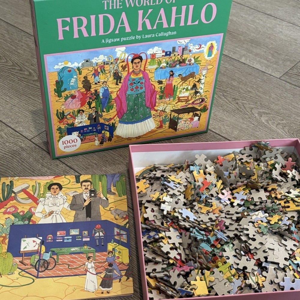 Frida Kahlo Collage 1000 Piece Jigsaw Puzzle Laura Callaghan 27"x19" Artist - Picture 4 of 4